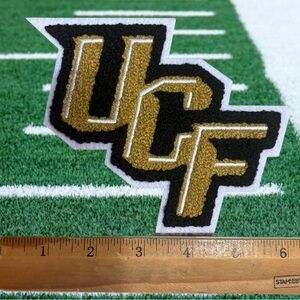 UCF Central Florida Knights College Sew/Iron-on 5.75”x4.5” Chenille Logo Patch